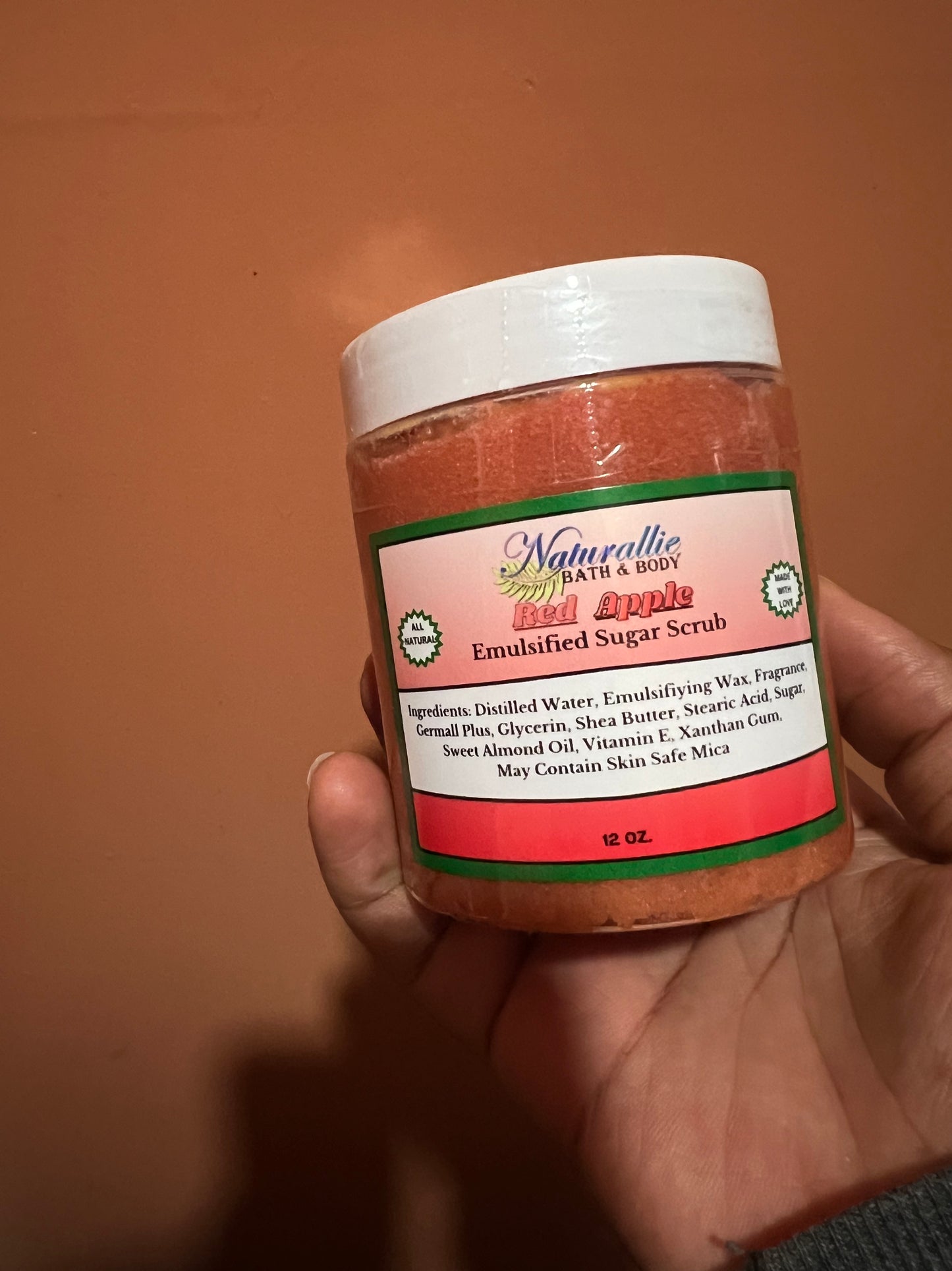 Red Apple Emulsified Sugar Scrub