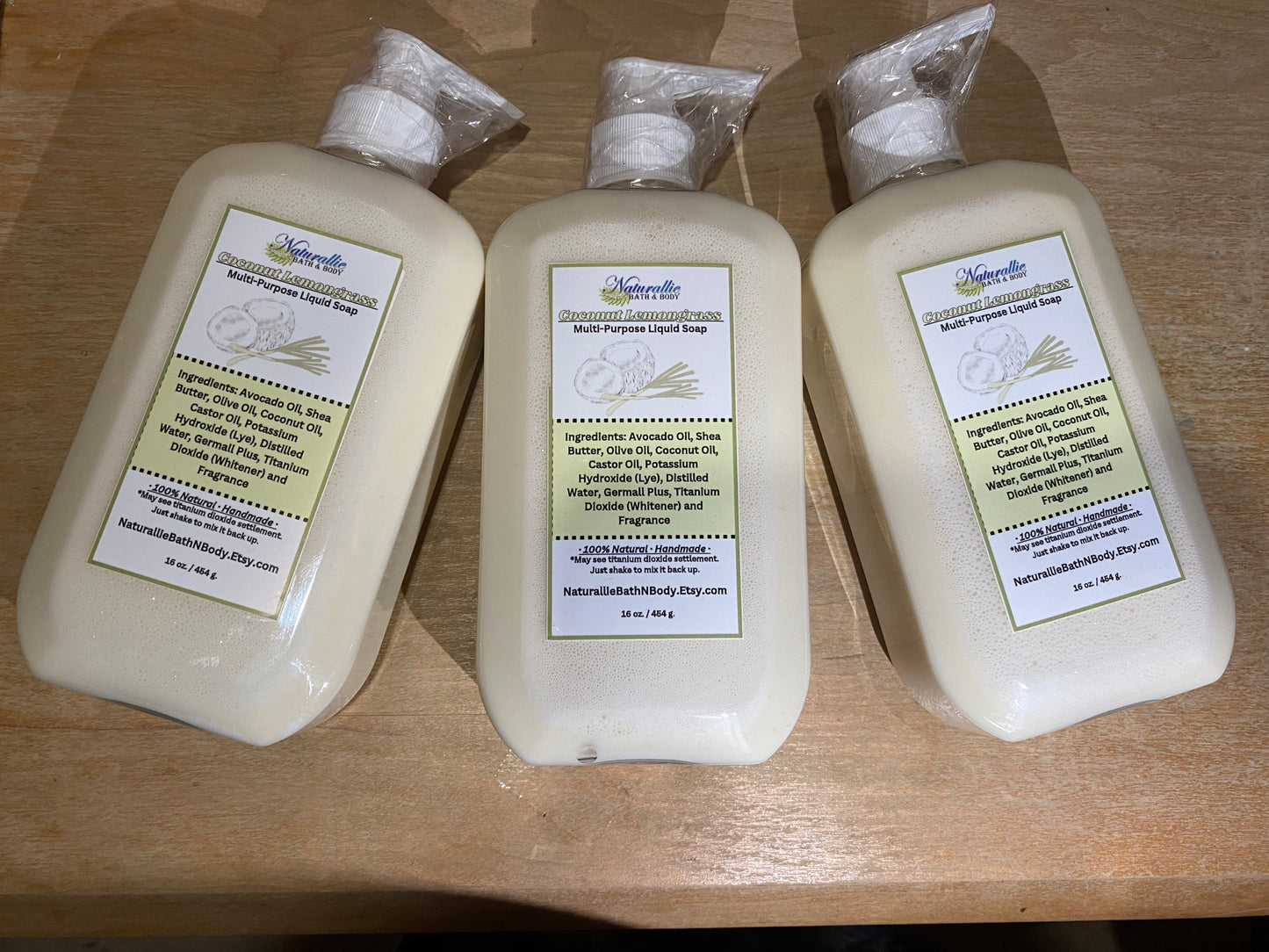 Coconut Lemongrass Multipurpose Liquid Soap