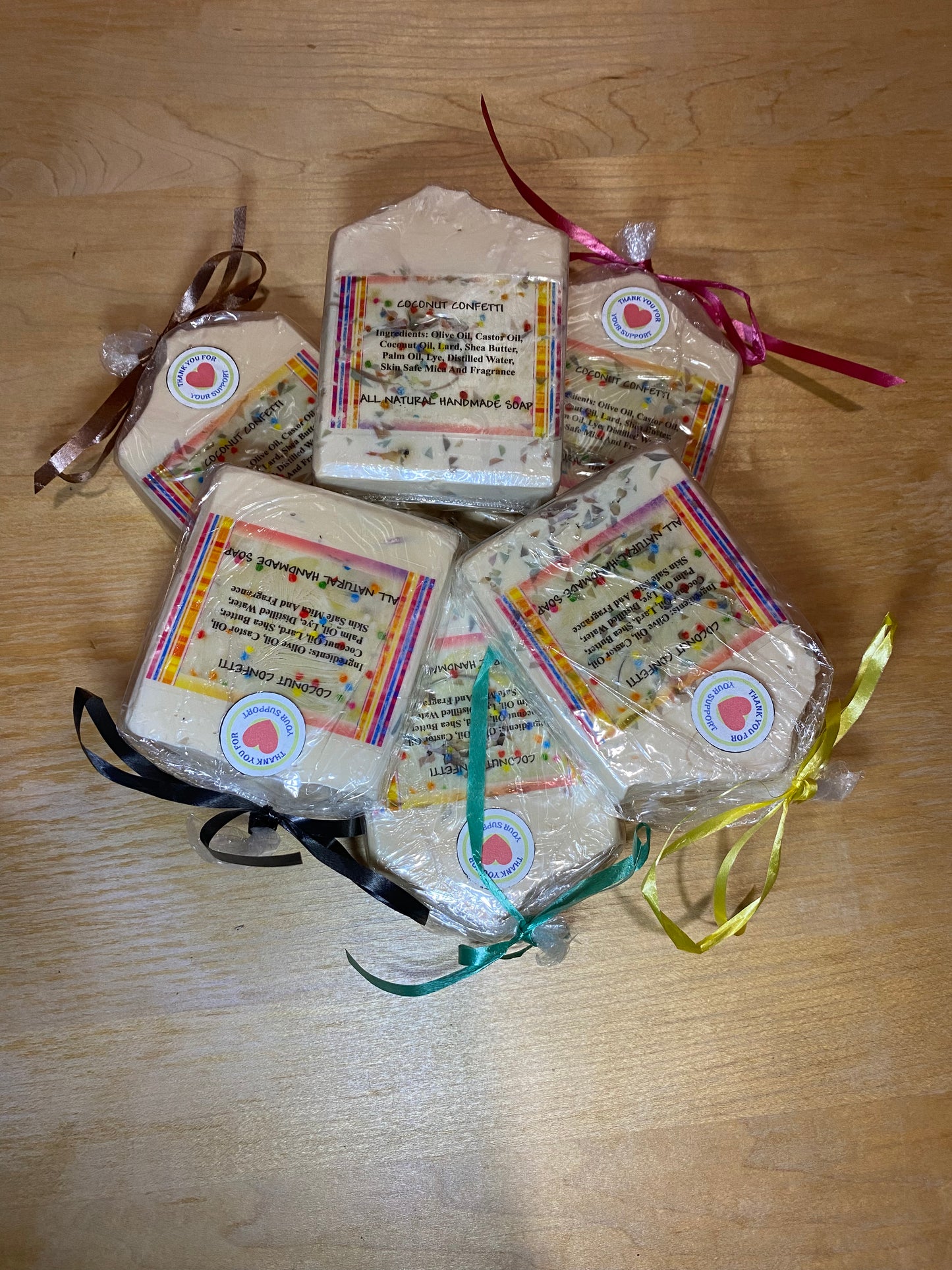 Coconut Confetti Bar Soap