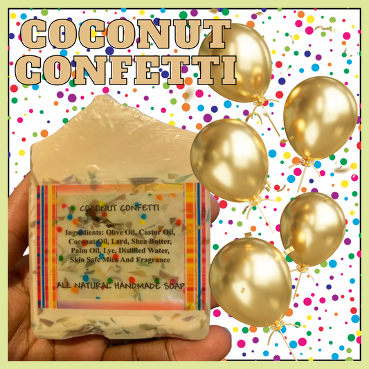 Coconut Confetti Bar Soap