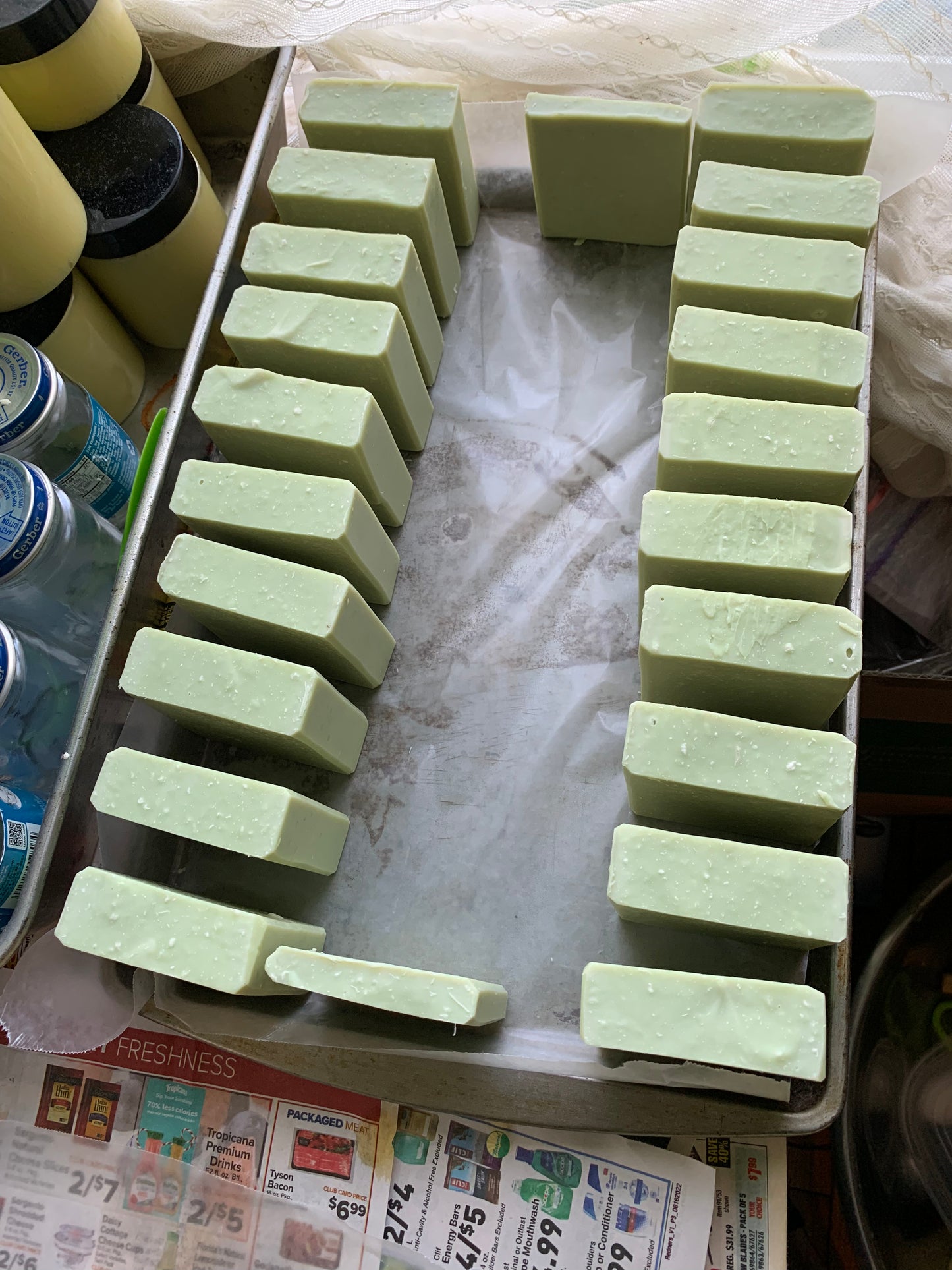 Unscented Aloe and Clay Face Bars