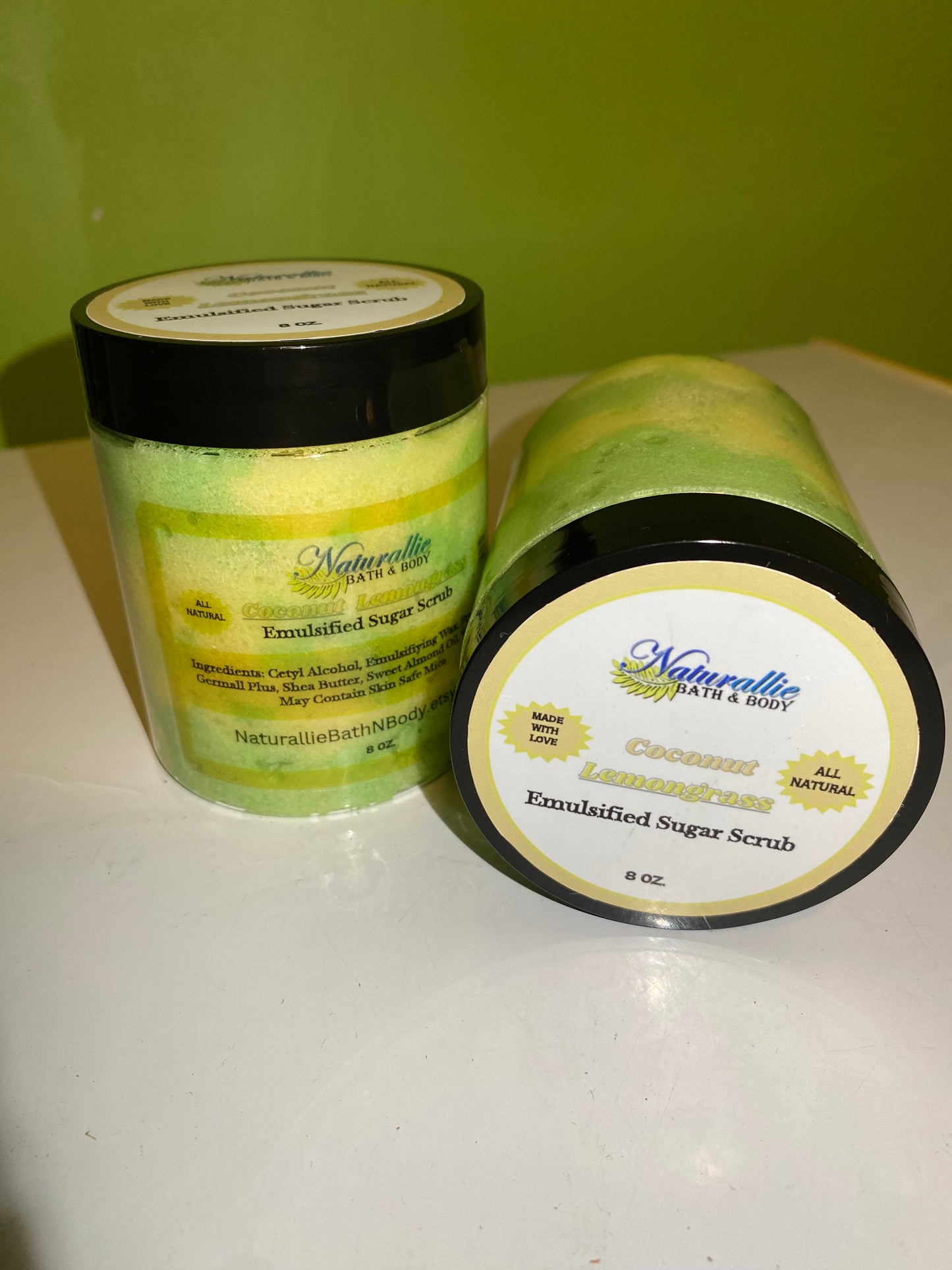 Coconut Lemongrass Emulsified Sugar Scrub