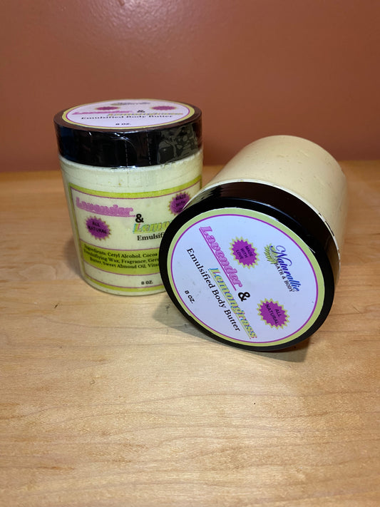 Lavender & Lemongrass Emulsified Body Butter