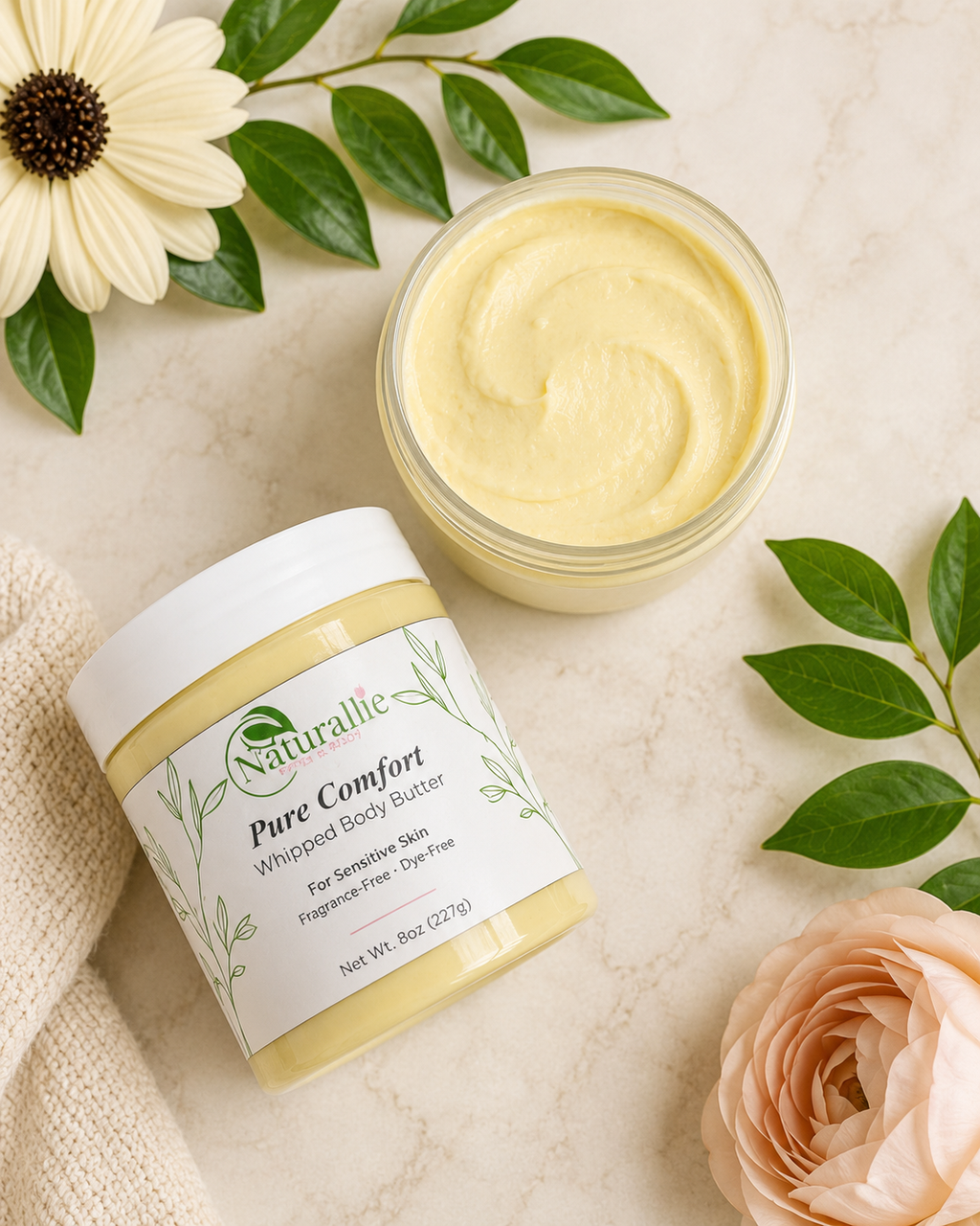 Pure Comfort Body Butter (Unscented for Sensitive Skin)