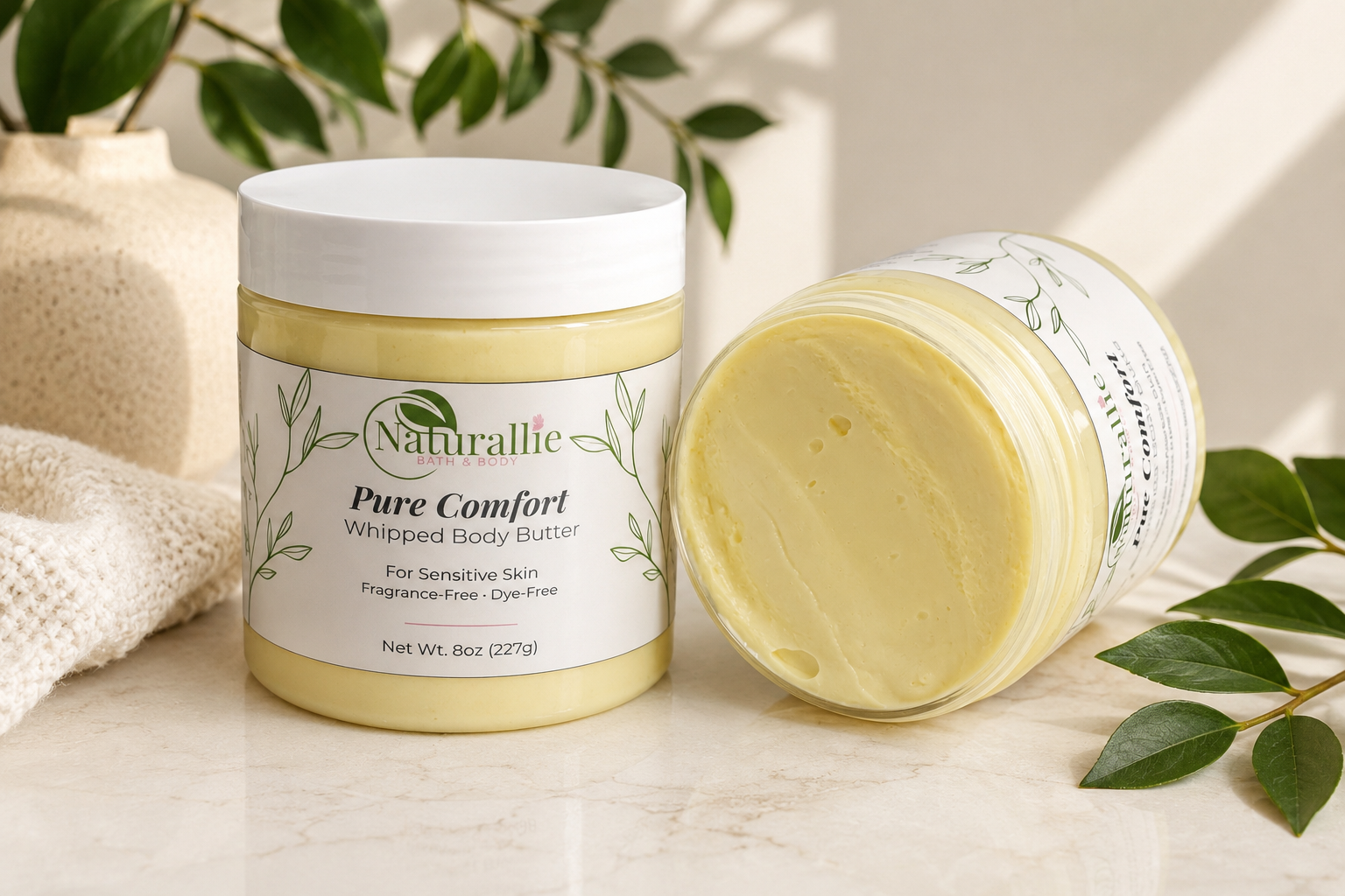 Pure Comfort Body Butter (Unscented for Sensitive Skin)