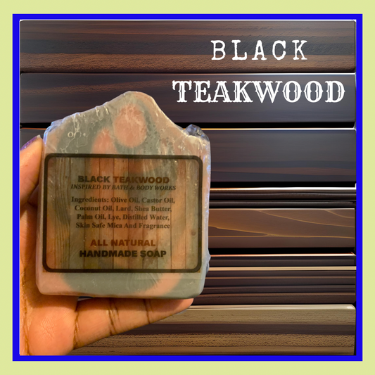 Black Teakwood (Inspired By Bath and Body Works) Bar Soap