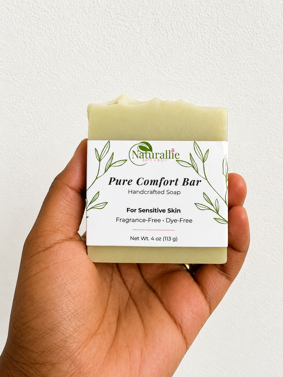 Pure Comfort Soap Bar (Gentle & Fragrance-Free)