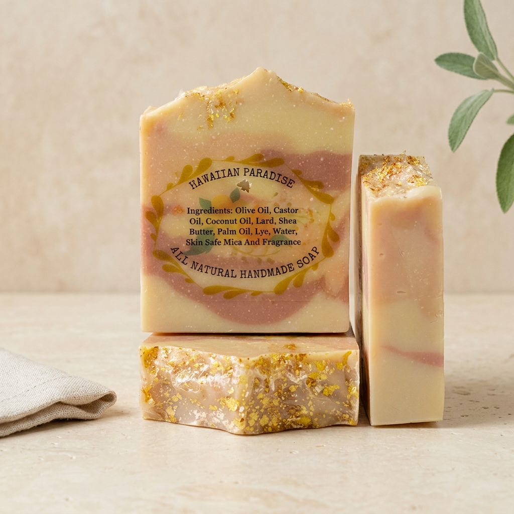 Hawaiian Paradise Handmade Soap Bar