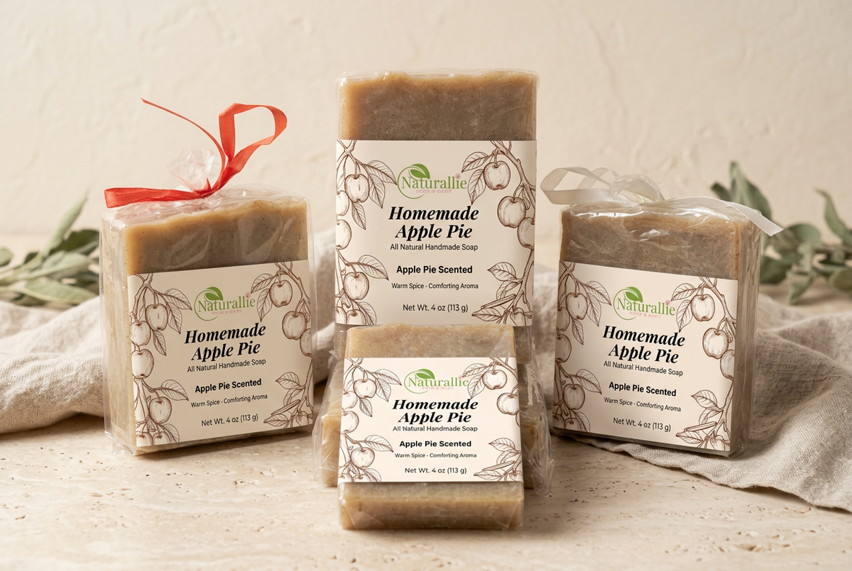 Homemade Apple Pie Handmade Soap Bar | 4 oz